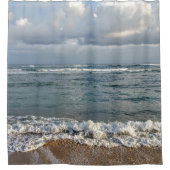 Ozeanstrand des Foto-9 Duschvorhang (Vorderseite)