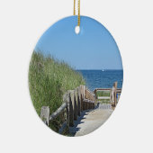 Ozeanstrand-Foto Keramikornament (Rechts)