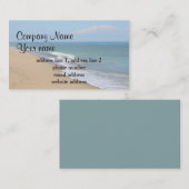 Ozeanstrand-Foto Visitenkarte (Vorne/Hinten)