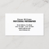 Ozeanstrand-Fotoabdeckung Visitenkarte (Rückseite)