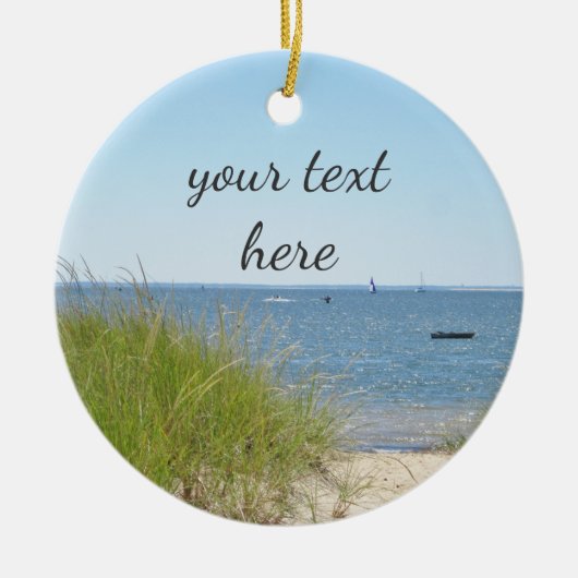 Ozeanstrand Keramikornament (Vorne)