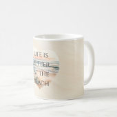 Ozeanstrand Küste Kaffeetasse (VorderseiteRechts)