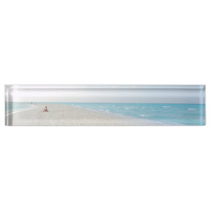 Ozeanstrand Namensplakette