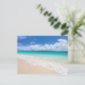 Ozeanstrand Postkarte (Stehend Vorderseite)