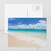 Ozeanstrand Postkarte (Vorne/Hinten)