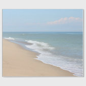 Ozeanstrand und -wellen geschenkpapier (Flach)