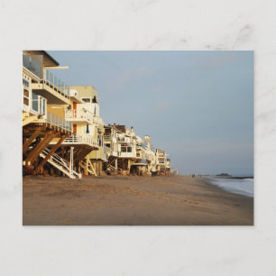 Ozeanstrandblick, Malibu, Kalifornien Postkarte