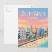 Ozeanstraße USA Postkarte (Vorne/Hinten)