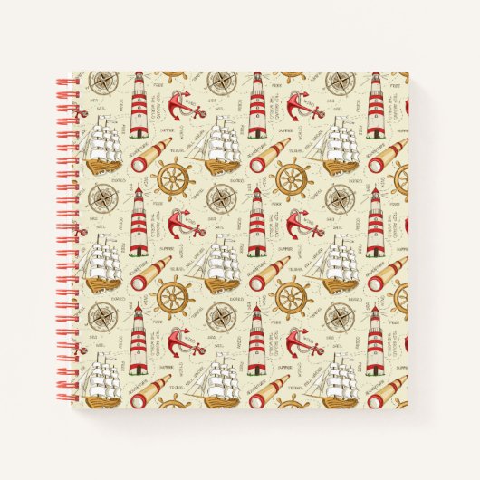 Ozeanszene Notizbuch (Vorderseite)