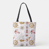 Ozeanszene Tasche (Rückseite)
