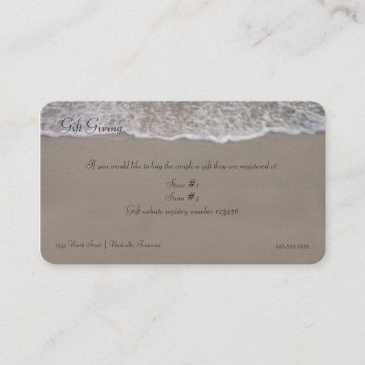 Ozeantide Begleitkarte (Vorderseite)