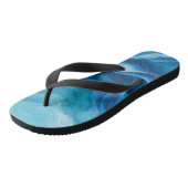 Ozeantiefen Badesandalen (Schrägansicht)