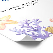 Ozeantiere - Wie viele Bonbons sind im Glas? Poster (Ecke)