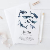 Ozeantiere zum Geburtstag Einladung