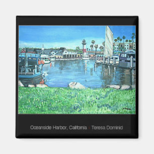 Ozeanufer-Hafen, Kalifornien-Magnet Magnet