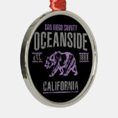 Ozeanufer Ornament Aus Metall (Rechts)