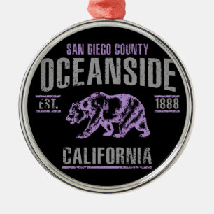 Ozeanufer Ornament Aus Metall