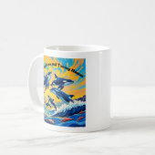 Ozeanumarmung Kaffeetasse (Vorderseite Links)