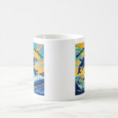 Ozeanumarmung Kaffeetasse (Mittel)