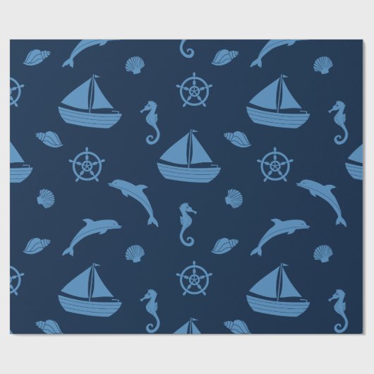 Ozeanverpackungspapier Geschenkpapier (Flach)