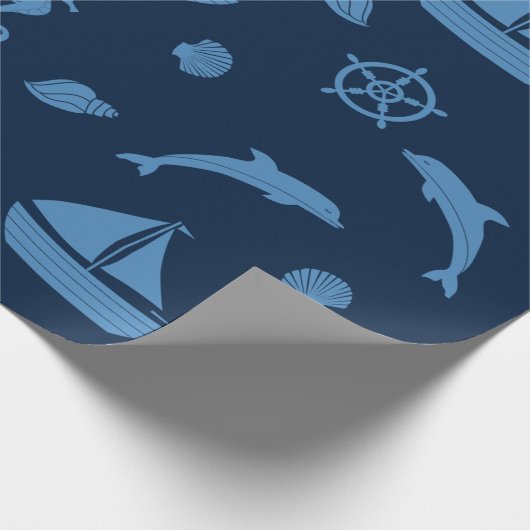 Ozeanverpackungspapier Geschenkpapier (Ecke)