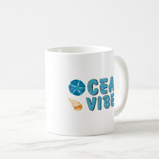 Ozeanvibe S KAFFEE TASSE STRAND DECOR TASSE (VorderseiteRechts)