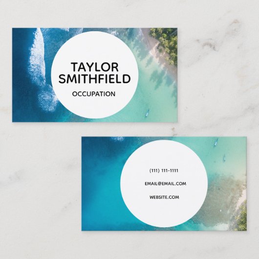 OzeanVisitenkarte Visitenkarte (Vorne/Hinten)