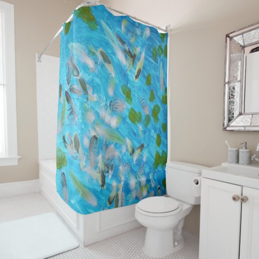 Ozeanvögel Duschvorhang (Beispiel)