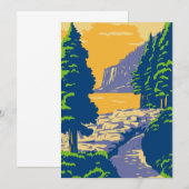 Ozeanweg Dankeskarte (Vorne/Hinten)