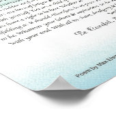 Ozeanwelle DESIDERATA Poster (Ecke)