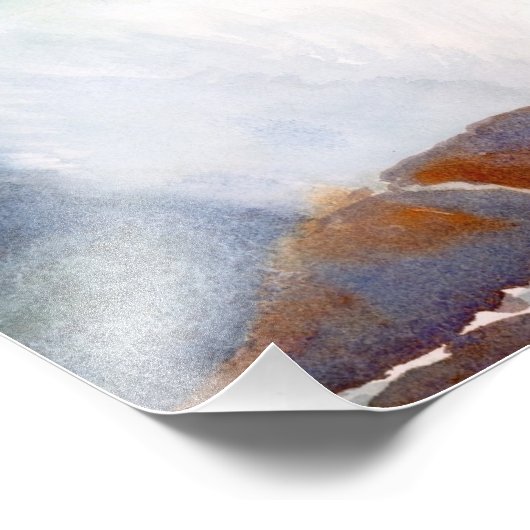 Ozeanwelle Fotodruck (Ecke)