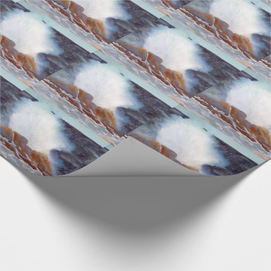 Ozeanwelle Geschenkpapier (Ecke)