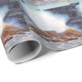 Ozeanwelle Geschenkpapier (Rolleneckpunkt)