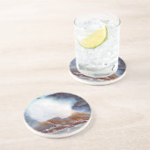 Ozeanwelle Getränkeuntersetzer (Seite)