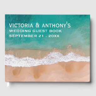 Ozeanwelle, Hochzeit am Strand Gästebuch