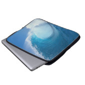 Ozeanwelle Laptop-Sieb Laptopschutzhülle (Vorne Knopf)