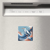 Ozeanwelle Reiher Magnet (In Situ (Geschirrspüler))
