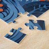 Ozeanwelle Reiher Puzzle (Seite)