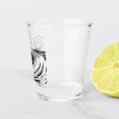 Ozeanwelle Schnapsglas (Rechts)