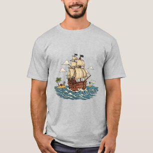 Ozeanwelle Surfer Küsten Abenteuer T-Shirt