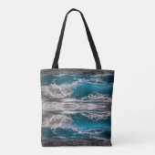 Ozeanwelle Tasche (Rückseite)