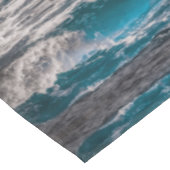 Ozeanwelle Tischdecke (Schrägansicht)