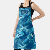 Ozeanwellen Anpassbare Schürze von Koch (InSitu)