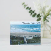 Ozeanwellen Frühmorgens Postkarte (Stehend Vorderseite)