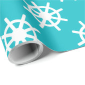 Ozeanwellen Geschenkpapier (Rolleneckpunkt)