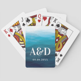 Ozeanwellen Hochzeitskarten, Favoriten Spielkarten