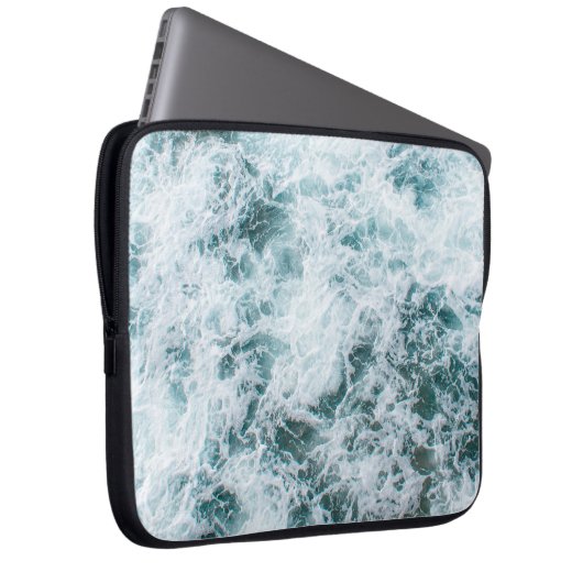 Ozeanwellen: Laptopschutzhülle (Vorne Rechts)