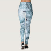 Ozeanwellen Leggings (Rückseite)