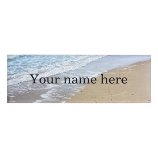 Ozeanwellen Namenschild