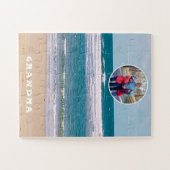 Ozeanwellen Oma Foto Demenz 30 Stück Puzzle (Horizontal)